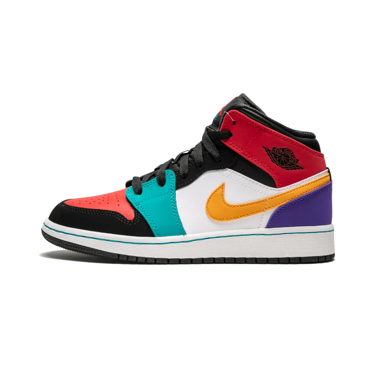 Air Jordan 1 Mid GS "Multicolor" 554725 125