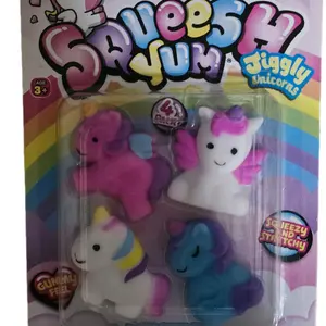 Viral 4 pack squishy unicorns