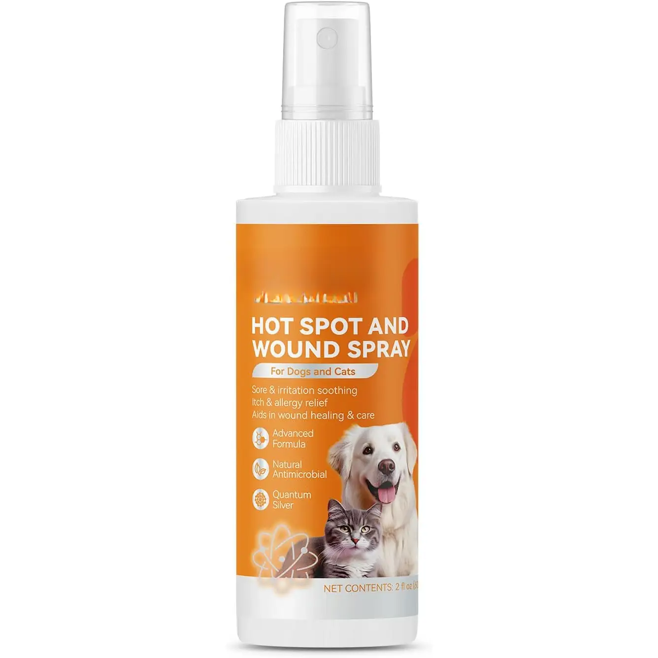 Hot Spot Spray for Dogs, Upgraded Pipot Skin Spray for Dogs, Itch Relief and Hot Spot Treatment for Dogs, Supports Skin Infections and Irritations for