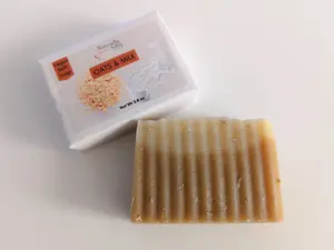 Oats & Milk Vegan Exfoliating Bath Soap | Handcrafted, Natural, For Sensitive Skin