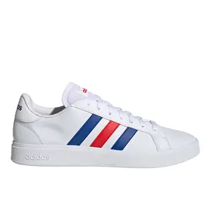 adidas Mens Grand Court Base 2.0 Lace Up Sneakers Shoes Casual - White