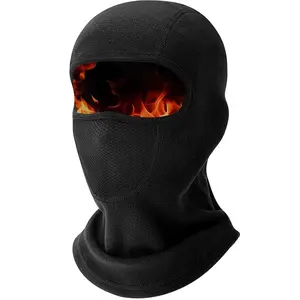 Ski Mask Balaclava Cold Weather Windproof Thermal Winter Face Mask Head Cover Skimask for Men Women Black Thermal Insulation Unisex