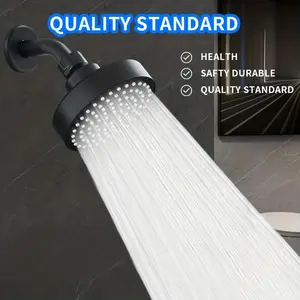 Luxury High-Pressure Shower Head, Adjustable Shower Head With Small Silicone Anti-Clogging Nozzles, Multi-Angle Settings, Rain Spray, Easy Installation, Durable Bathroom Shower Equipment.
