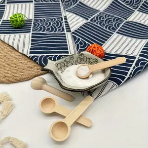 Wooden Spoon Set, 8 Counts Mini Wooden Spoon, Creative Small Spoon, Bath Salt Powder Spoon, Honey Wooden Spoon, Kitchen Accessories