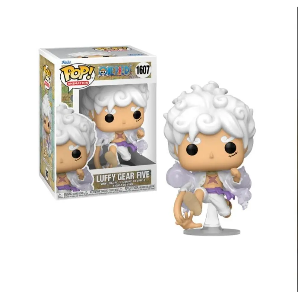 Funko Pop! Anime Luffy Gear Five 1607 Collectible Figure with White Hair and Purple outfit