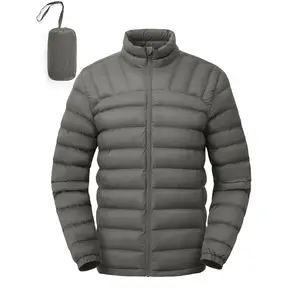 YSENTO Men's Lightweight Packable Puffer Jacket Warm Winter Jacket for Men Down Alternative Puffy Coat