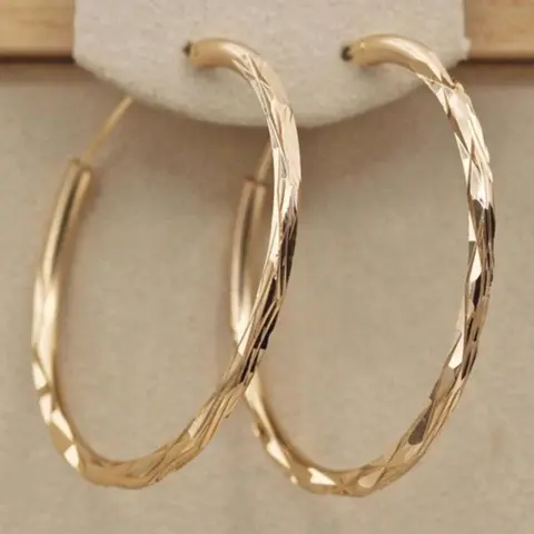 Women's Elegant Minimalist Hoop Earrings, Trendy Exaggerated Hoop Earrings, Chic All-match Vintage Jewelry As Gift for Girlfriend, Trendy Fashionable Accessories, Hoop Shape Earrings, Ear Hoops, Stylish Jewelry