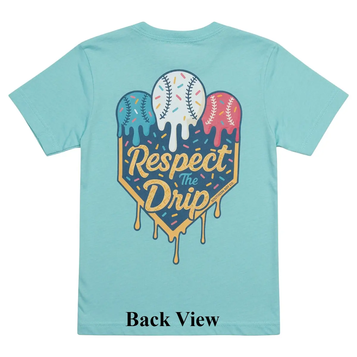 Drip Tee Respect Toddler Shirt, The Drip Babysuit Kids Baseball Shirt,Custom Number Team Baseball Drip T-Shirt