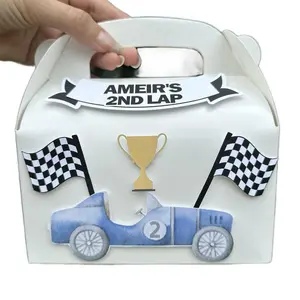 Racing cars treat box, candy box, party decoration