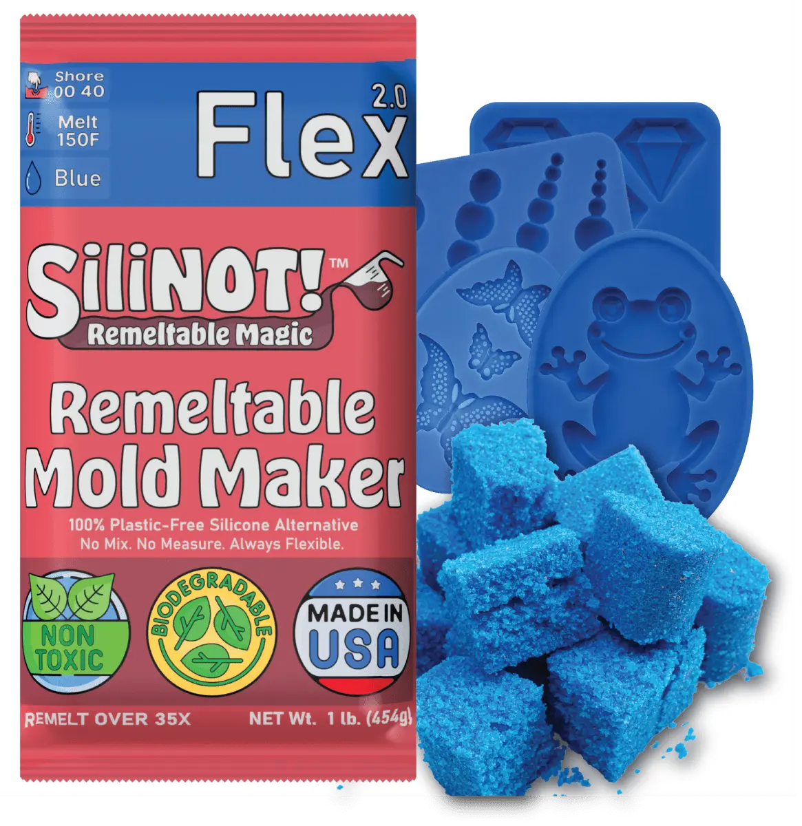 Flex 2.0 | Remeltable Silicone Free Mold Maker