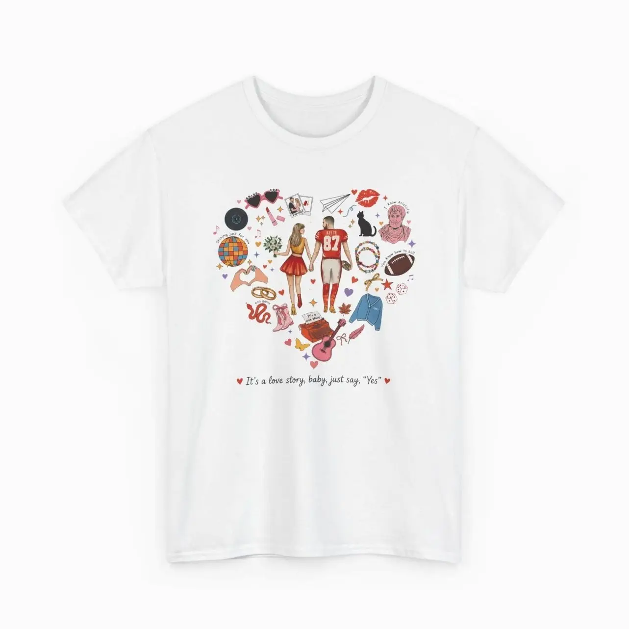 Love Story Shirt, Lyrics T-shirt, Music Tee, Gift for Fan, Wedding Tee XKE