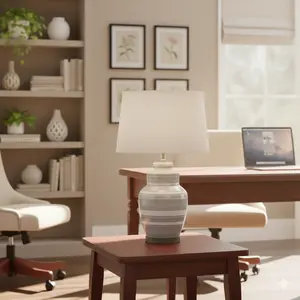 Large Modern Drum Lampshade in Gray Linen, Slip Uno Fitter, Neutral Fabric Lamp Shade for Table and Floor Lamps, Contemporary Lighting Accent, Easy Installation, Durable and Stylish