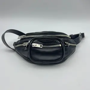 Pre-owned alexander wang Leather Belt Bags Black Mini Attica Belt Bag