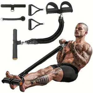 Multifunctional Sit-Up Assist Foot Pedal Resistance Band, Abdominal Leg Exercise Pull Rope, Fitness Yoga Equipment, Pilates for Men Women, Fitness Training Band
