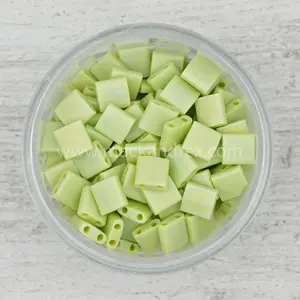 0416FR Tila Beads - Matte Lime