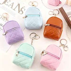 Mini Wallet Keychain Charm, Portable Earphone Case, Creative Versatile Small Purse, Classic Retro Fashion Women's Bag, Cute Mini Backpack