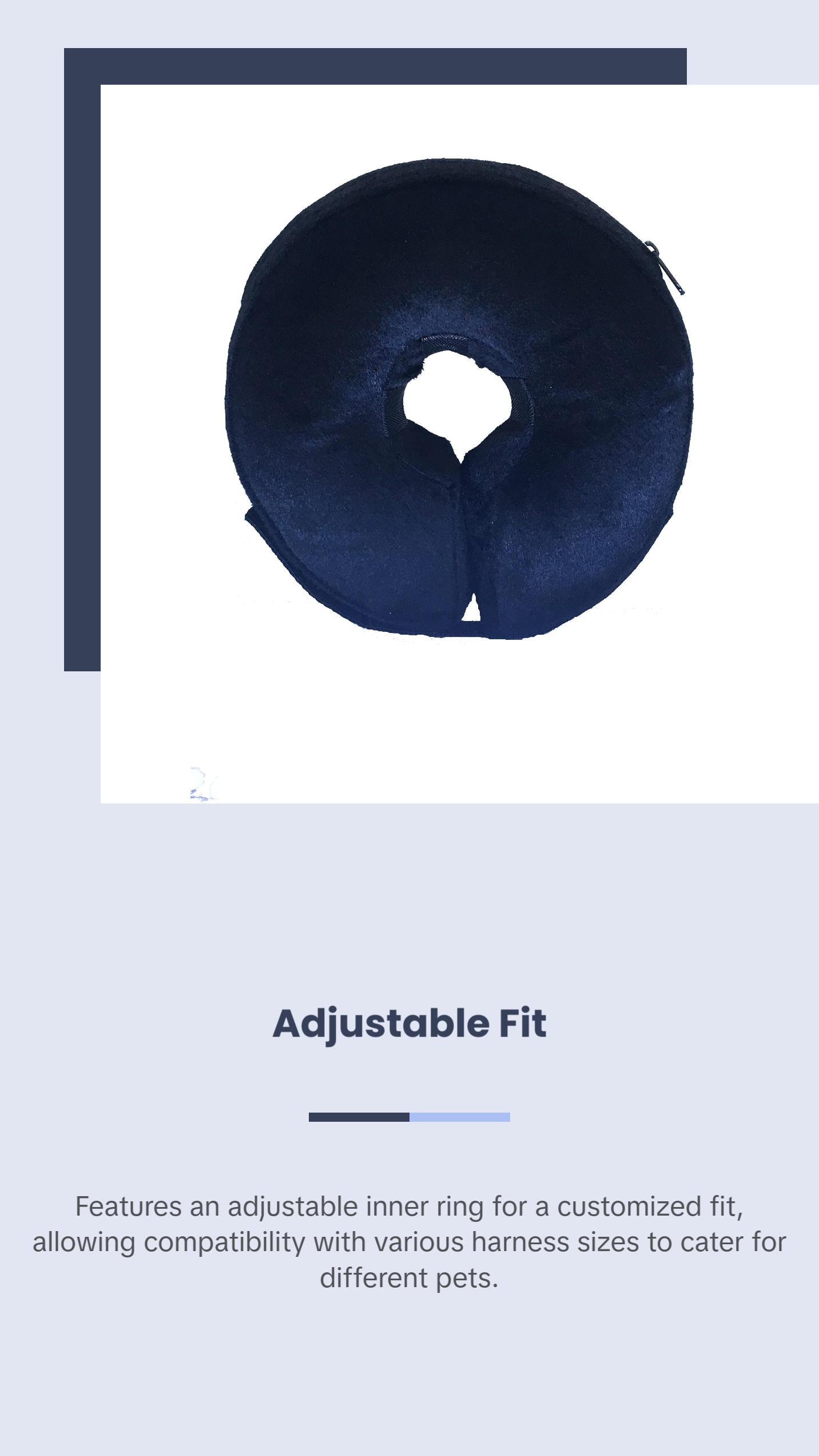 Protective Inflatable Dog Collar for Stopping Bite-Offs