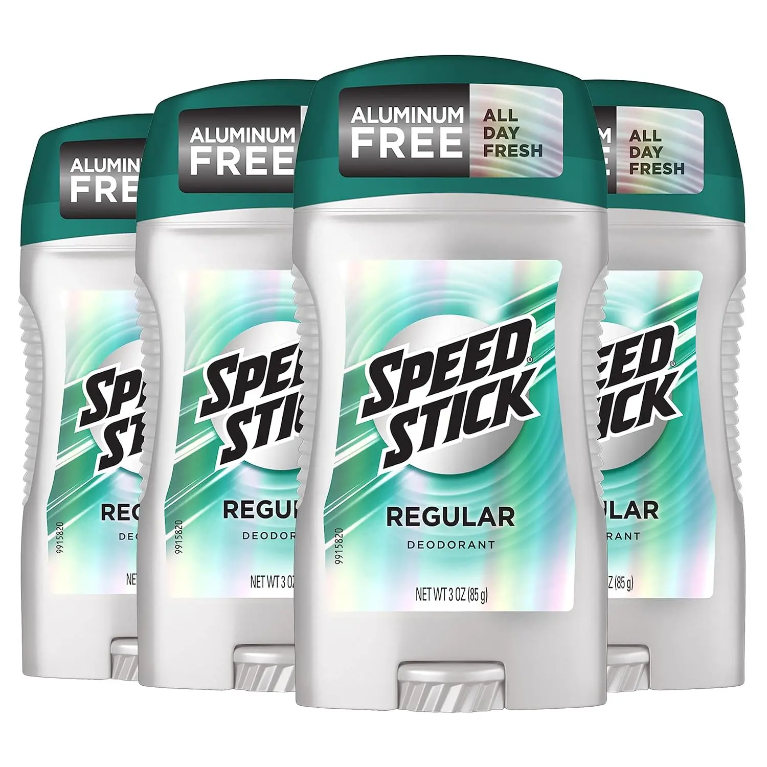 Speed Stick Aluminum Free Men's Deodorant, Regular, 3 oz (4 Pack)
