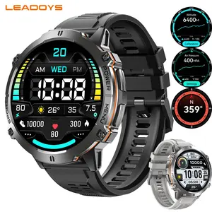 LEADOYS X3 Multifunctional Smart Watch with AI Watch Face, Chat GPT, 1.73" AMOLED HD Screen, 100 Days Battery Life, Military Grade Men's Watch, Fitness Tracker, 7/24 Health Monitoring