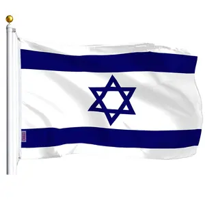 Israel (Israeli) Flag 75D Printed Polyester 3x5 Ft