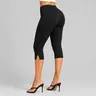 JOJOANS Women's Capri Pants Split Seven-Quarter Pants Elastic Slim Fit Casual Yoga Workout Activewear Cropped Pants For Daily Outdoor Casual Sportswear Pants Female Gym Clothes
