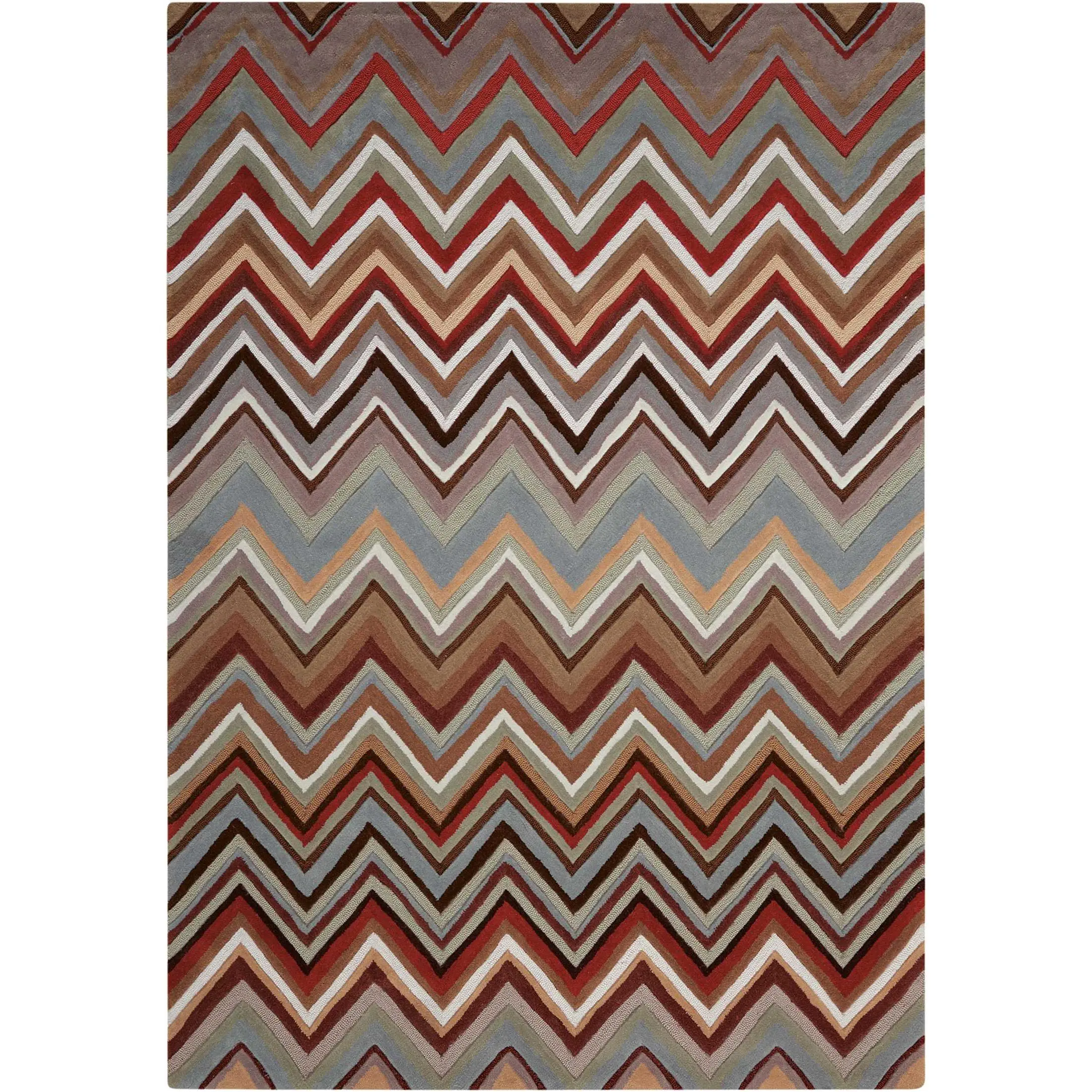 Nourison Home Contour CON23 Multicolor Contemporary Tufted Rug