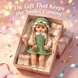 Smart AI Conversational Fashion Talking Doll - Tiltable Head, Moving Mouth, Easy Outfit Changes, Voice Interaction, Battery-Powered - Kids' Birthday party, Boys and Girls Christmas Gift, Home & Bedtime Companion