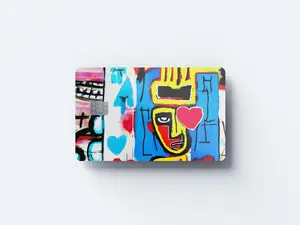 Credit/Debit Card Cover - Basquiat Art Style