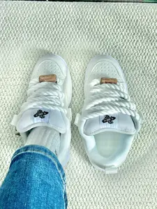 Men's Casual Canvas Shoes, Round Toe Flatform Sneakers, Anti-Slip Rubber Sole, Medium Width, All Seasons, Fashionable and Durable