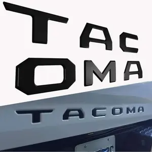 Tailgate Insert Letters Fit for 2016-2023 Tacoma Model Emblem Decal Decoration Accessories