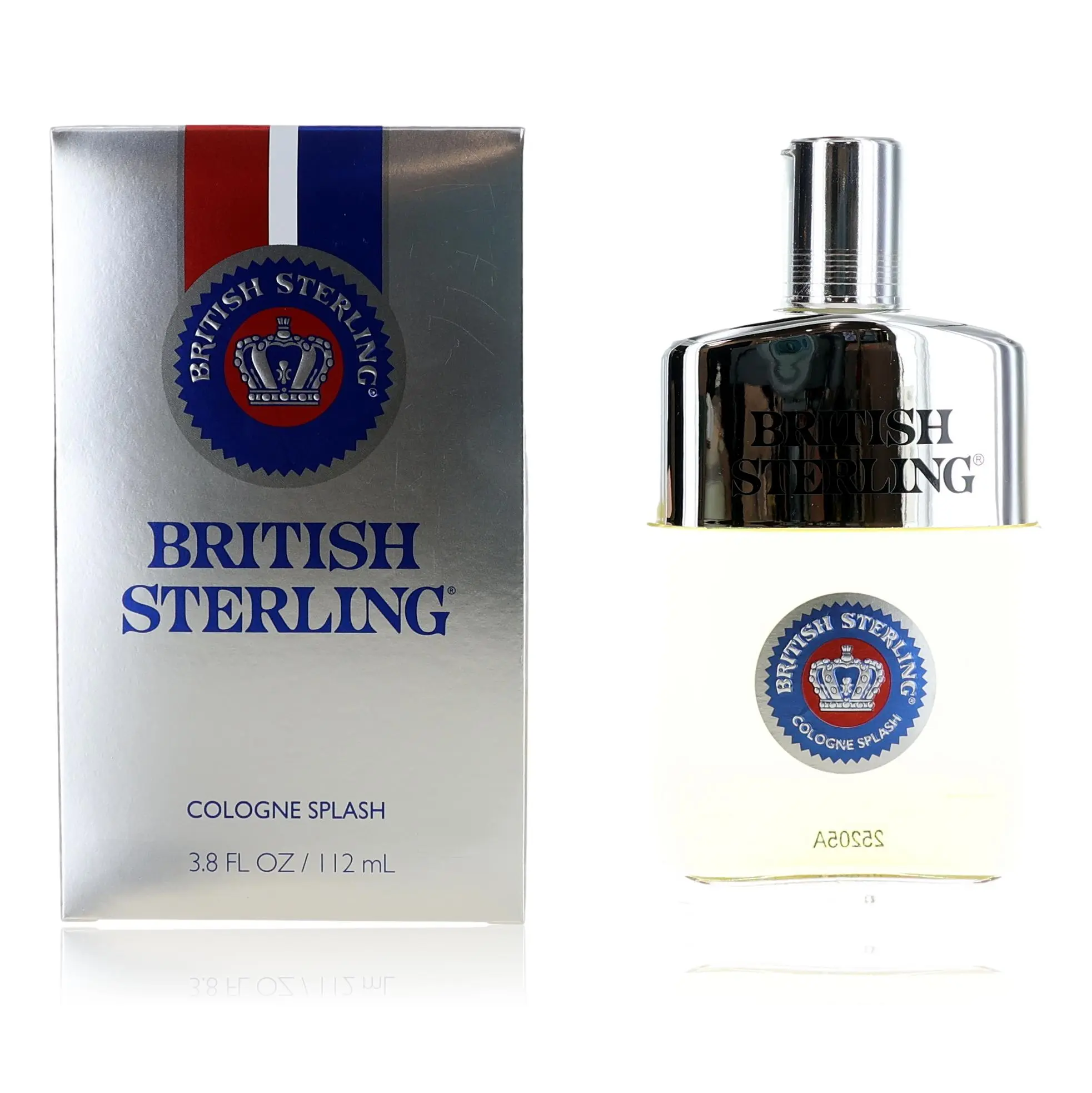 British Sterling by Dana Aromatic Citrus-Cedar-Musk Men's Fragrance, 3.8 fl oz Cologne Splash