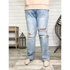 Judy Blue "Vanished" Rigid Straight Leg Jeans
