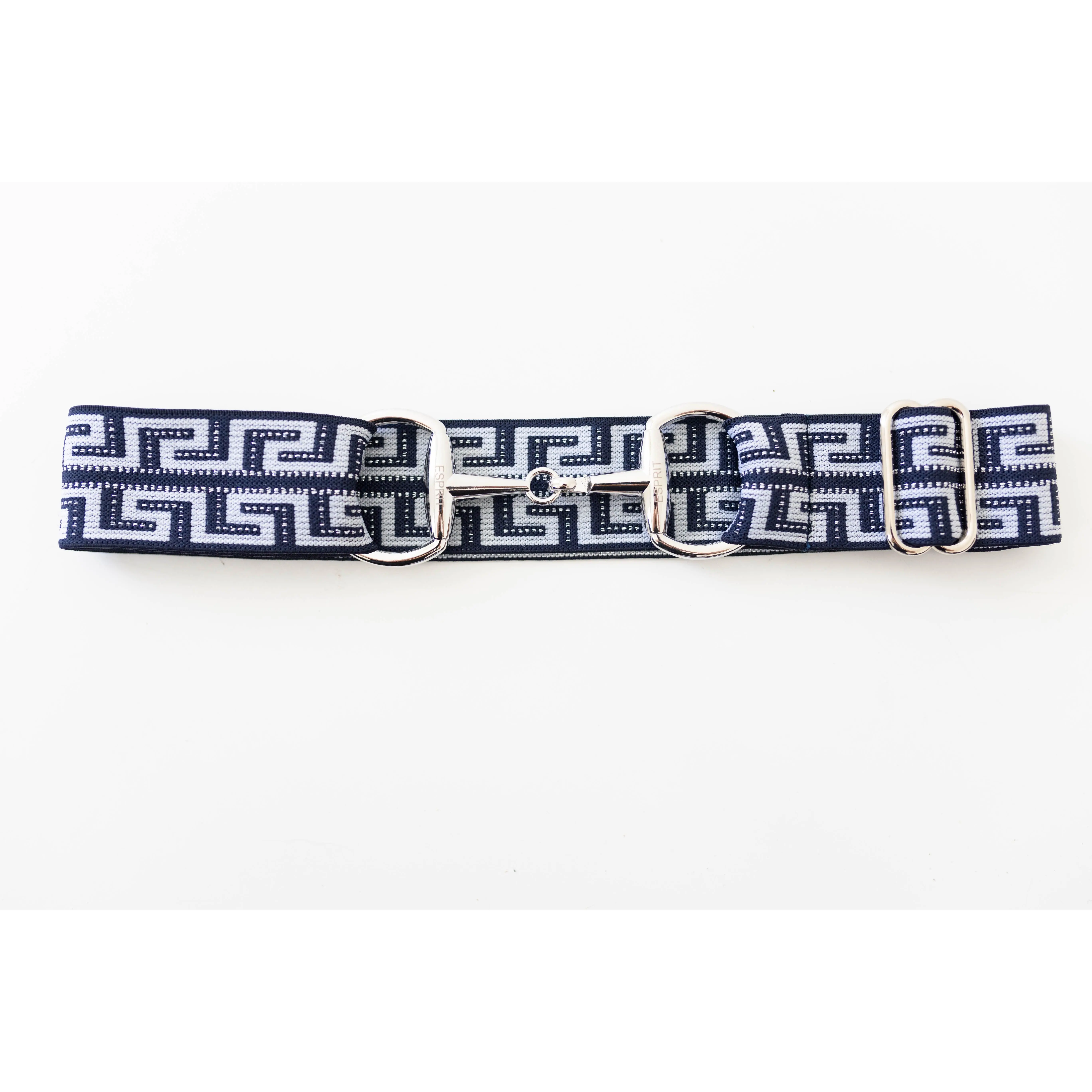 Snaffle Belt - Sparkle Navy Geo