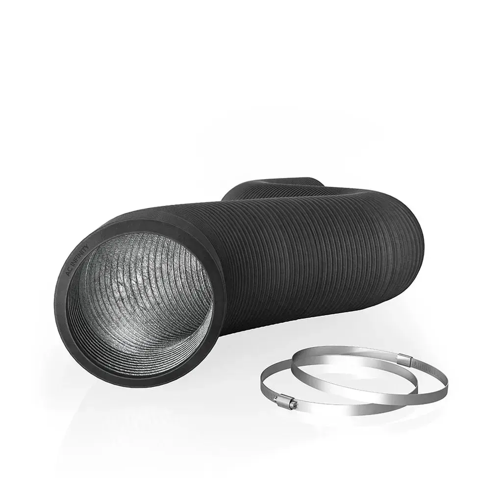 AC Infinity Flexible Four-Layer Ducting, 8" x 8'