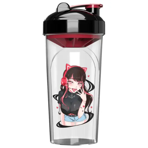 Sexy Gamer Gear Anime Girl Shaker Cup - 25oz Sexy Gamer Gear Anime Girl Shaker Cup - 25oz