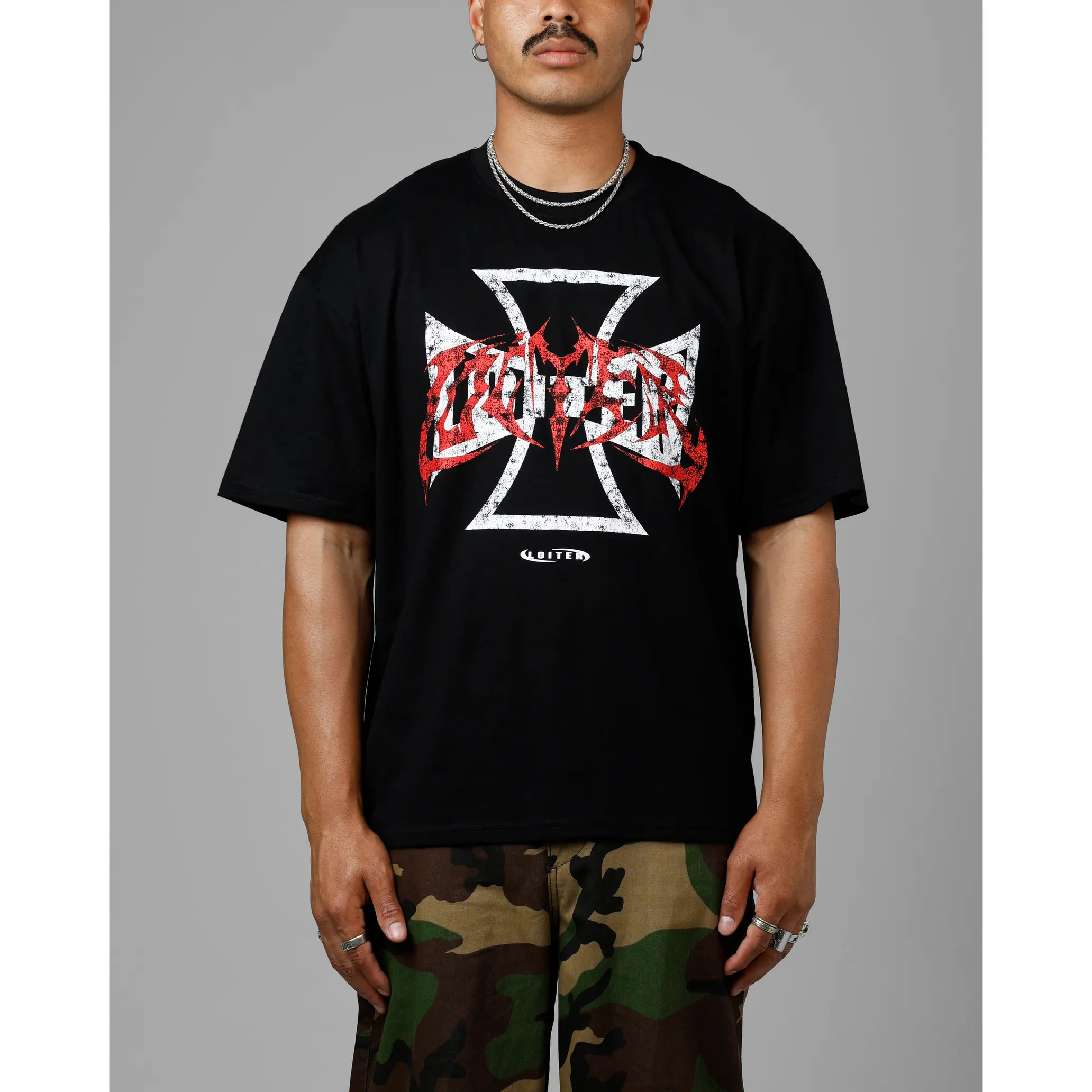 Loiter Forged T-Shirt Black