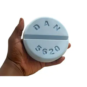 Diazepam Tablet Pill Giant Novelty Bar Plastic 3D Printed 10MG
