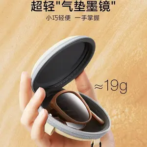Gift storage bagFoldable Sunglasses Women High Quality Ins Fashion UV Protection Anti-UV Super Light New Sunglasses for Sun Glare Blocking pinhole vision correction glass fashionable eye glasses guys street bomber buzz bomb safety retro oval LED Stickers