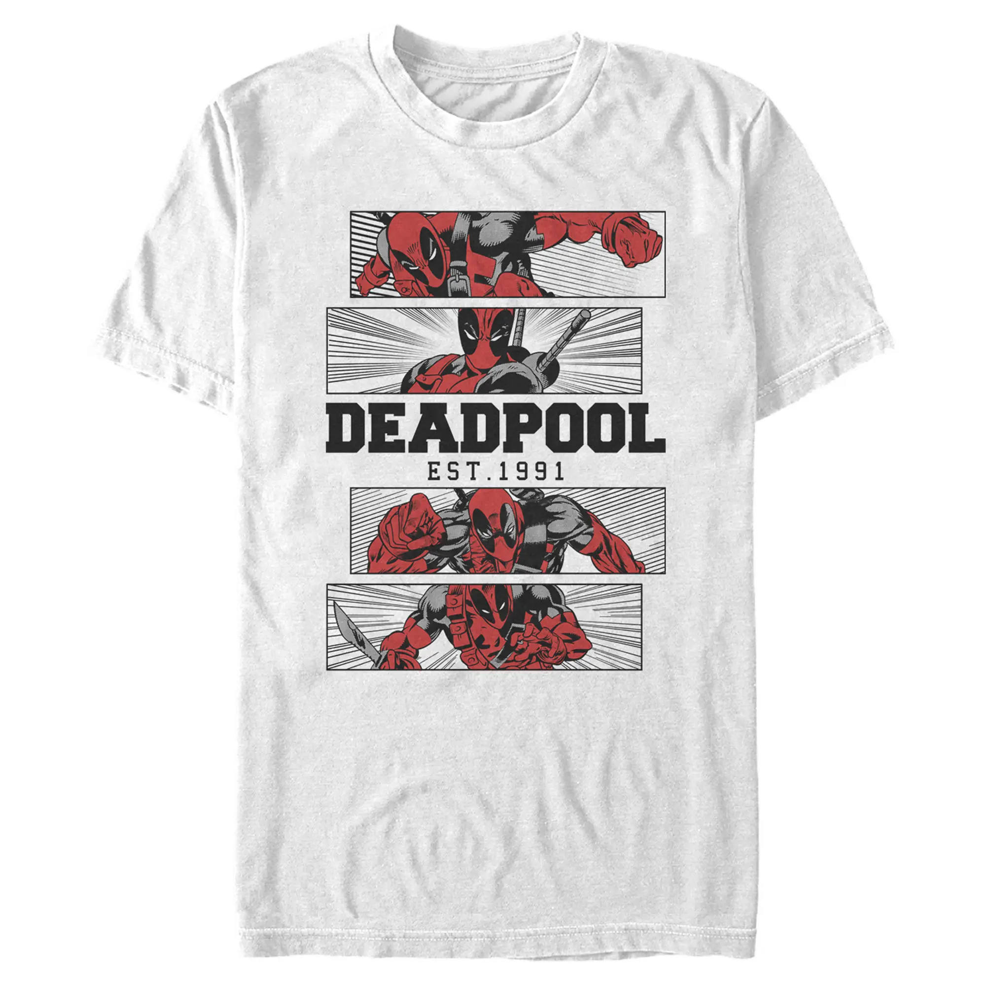 Men's Marvel: Deadpool Comic Panels T-Shirt Men's Marvel: Deadpool Comic Panels T-Shirt