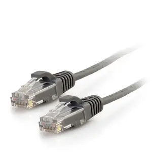 C2G 1085 1ft (0.3m) Cat6 Snagless Unshielded UTP Slim Ethernet Network Patch Cable - Gray