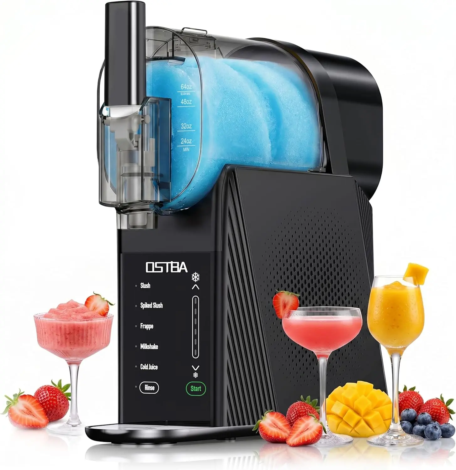 Slushie Machine-88oz Slushy Machine for Home, Frozen Drink Maker, No Ice Needed, One-Touch Slush Machine with 6 Preset Programs Self-Clean Function for Margarita, Smoothie, Milkshake, Frozen Cocktails