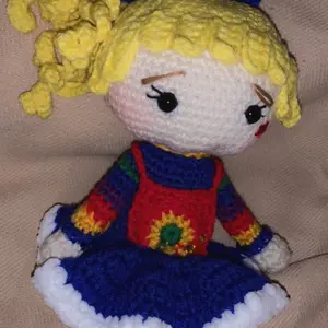 Crochet Rainbow Brite Doll