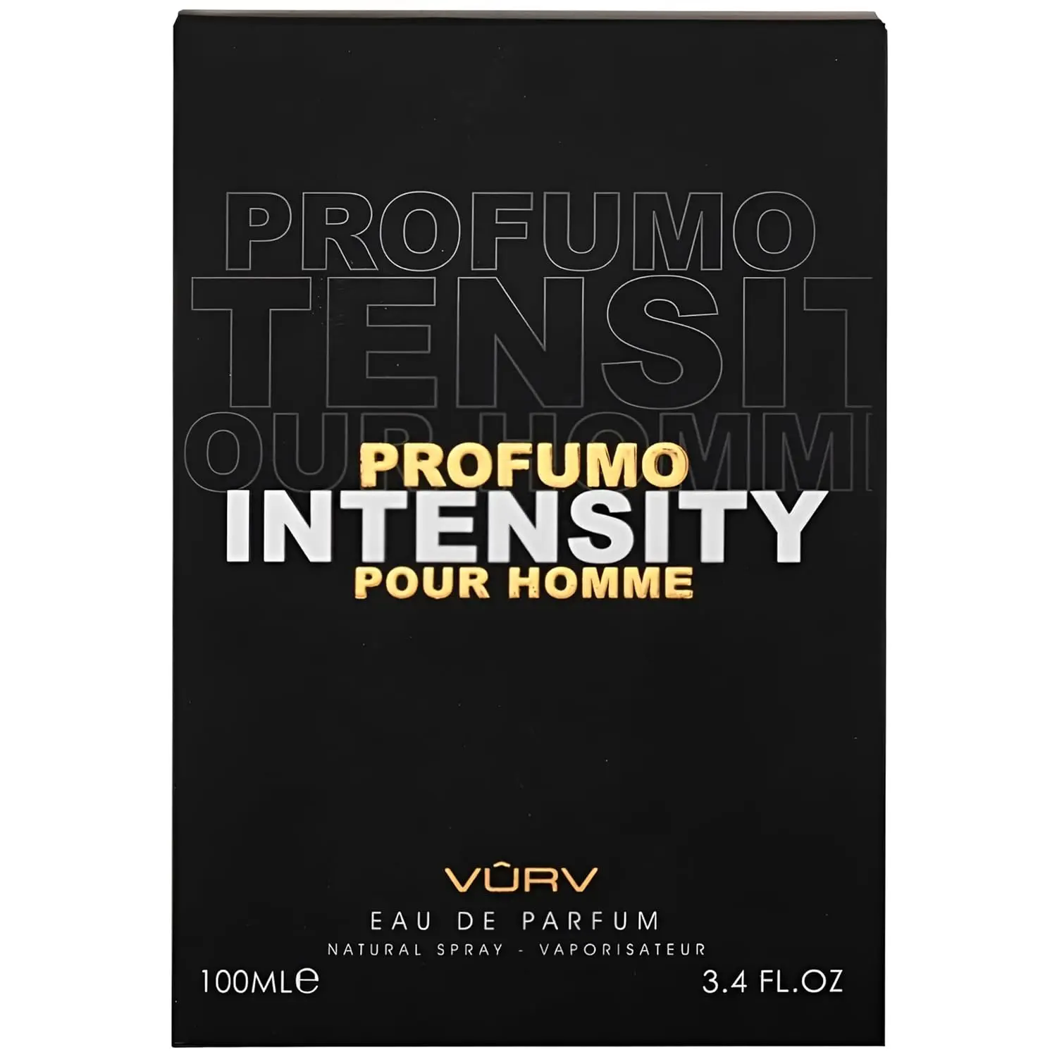 Lattafa Vurv Profumo Intensity – Citrus, Aquatic, Woody, Leather – Eau de Parfum Long-Lasting Fragrance for Men, 3.4 Ounce / 100 ml