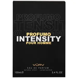 Lattafa Vurv Profumo Intensity – Citrus, Aquatic, Woody, Leather – Eau de Parfum Long-Lasting Fragrance for Men, 3.4 Ounce / 100 ml