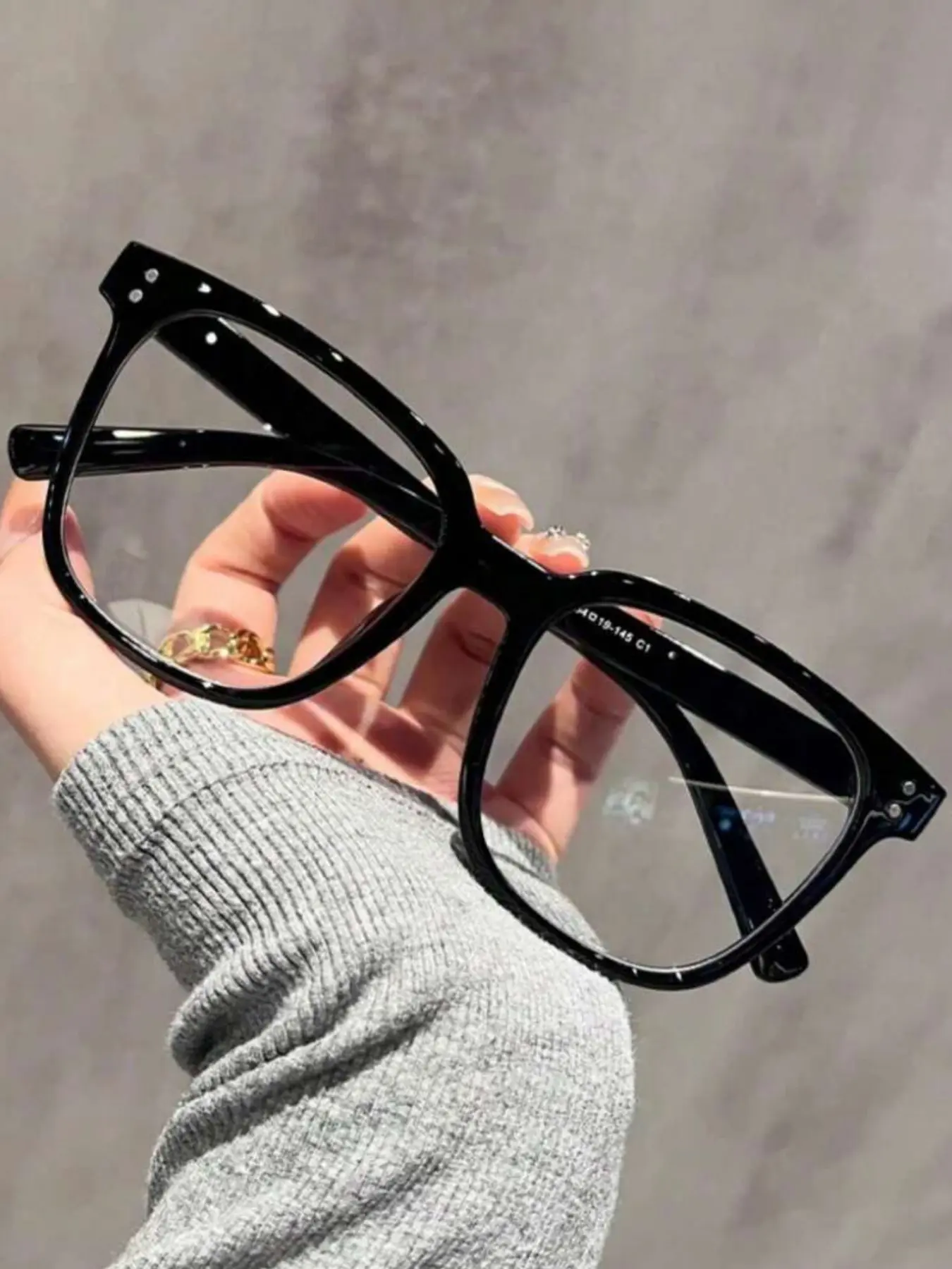 Fashionable Blue Light Blocking Glasses, Lightweight Durable Frame, Perfect for Work Study, Computer Phone Use, Daily Wear, Plain Pattern, Lightweight Eyewear, Anti Blue Glasses