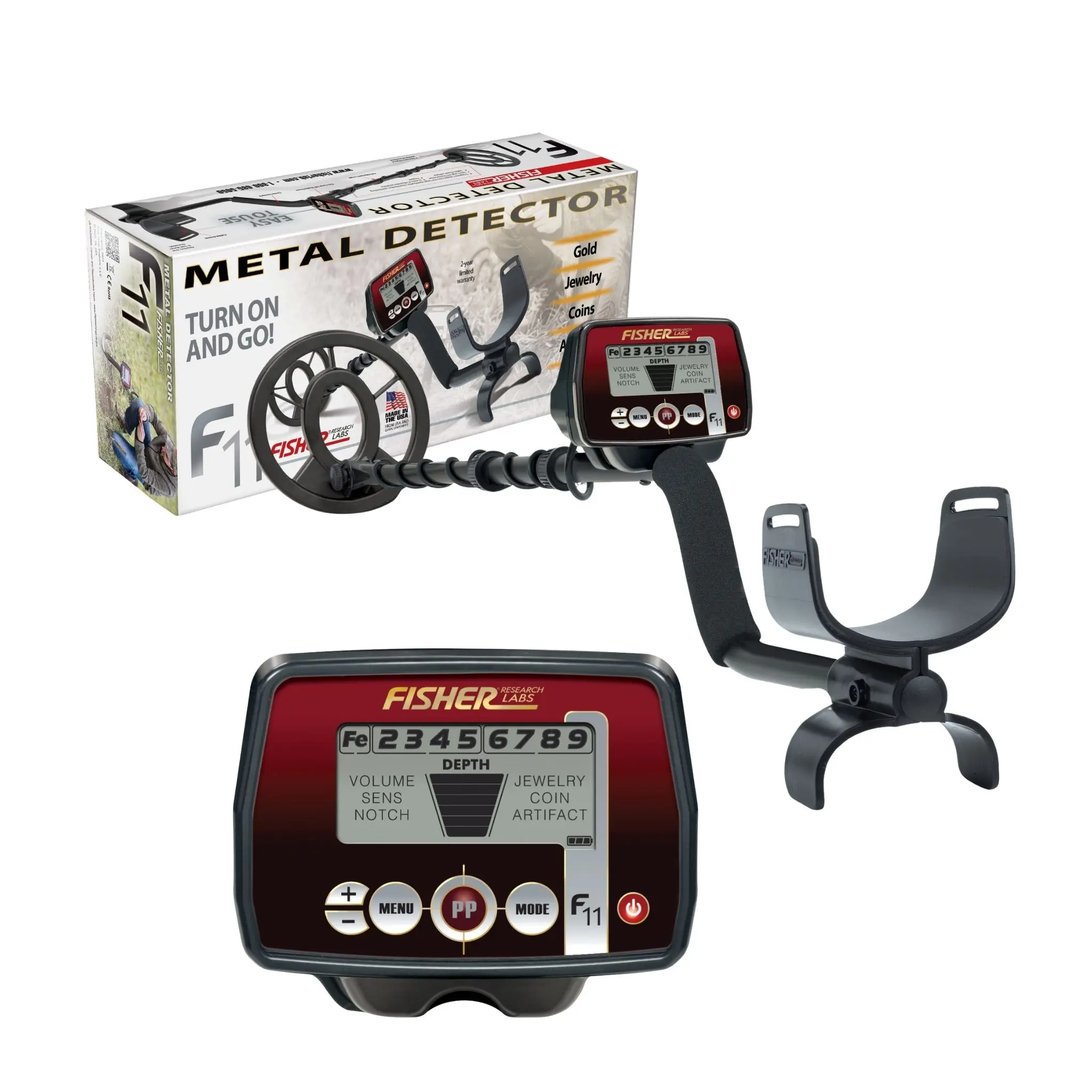 Fisher F11 All Purpose Metal Detector