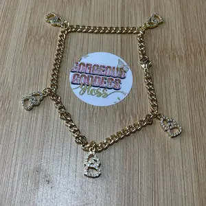 Double Hearts  water resistant anklets