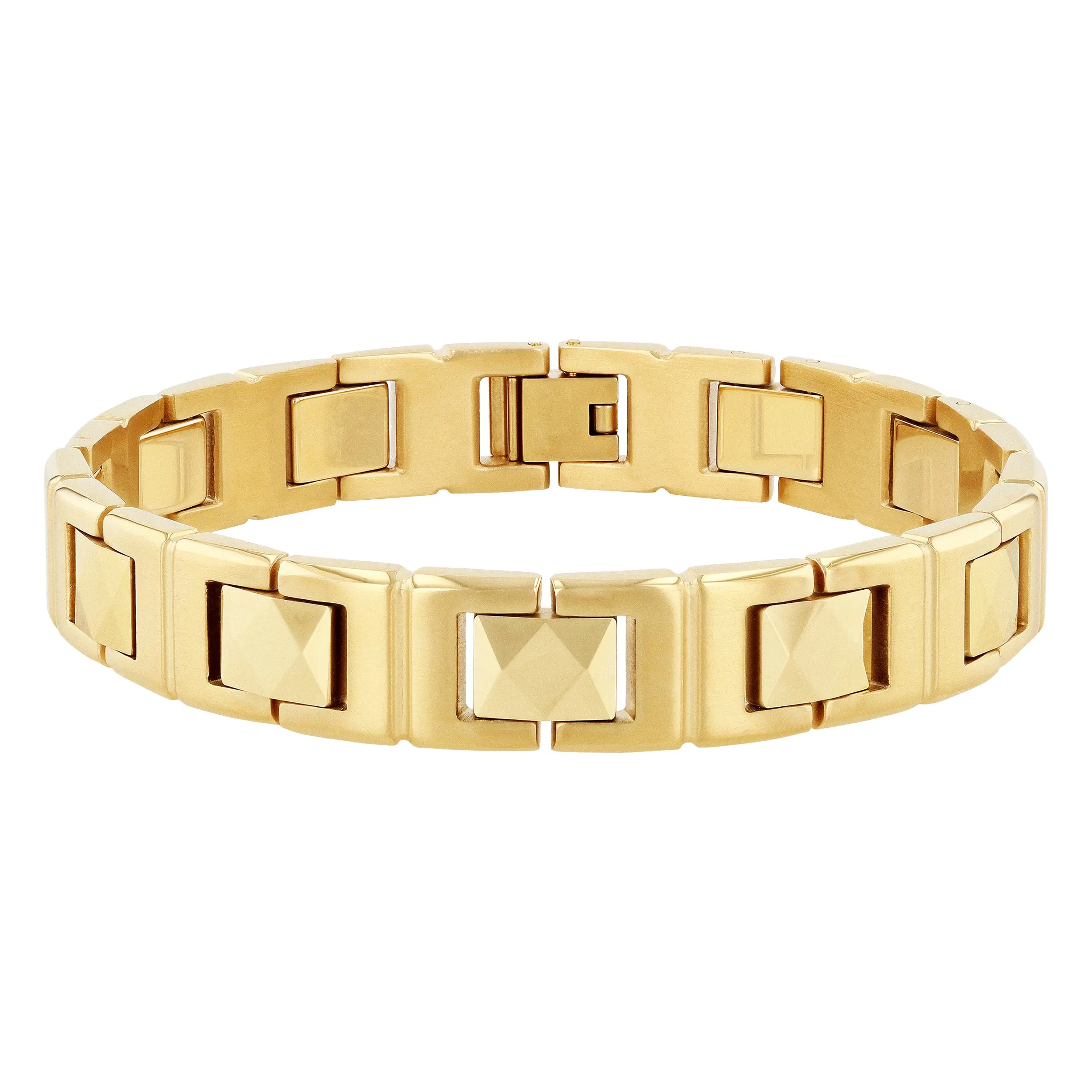 TUNGSTEN FACET LINK BRACELET
