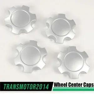 Fit For Toyota Tundra Sequoia 2003-2007 Wheel Hub Center Cap  Silver 4pcs Car Accessories Vehicle