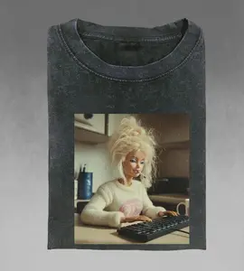 Vintage Distressed Doll Meme Shirt, Sarcastic Graphic Tee, Funny Trendy T-Shirt